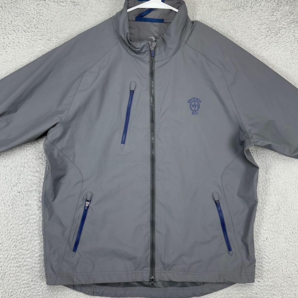 Zero Restriction Full Zip Jacket Men Large Gray B… - image 2